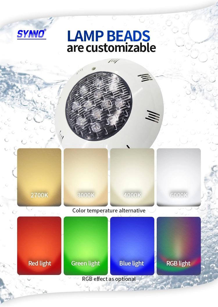 IP68 25W RGB	Floating Pool Lights Remote Surface Mounted Underwater LED Swimming Pool Light