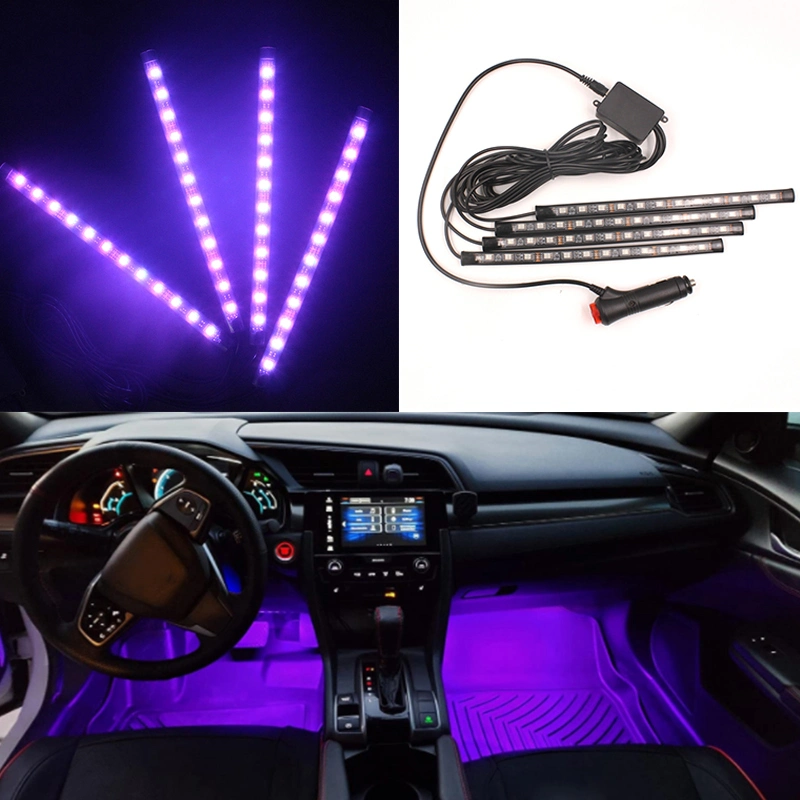 Colorful APP Control Car Interior Strip Light LED Foot Atmosphere Light Other Car Light Accessories