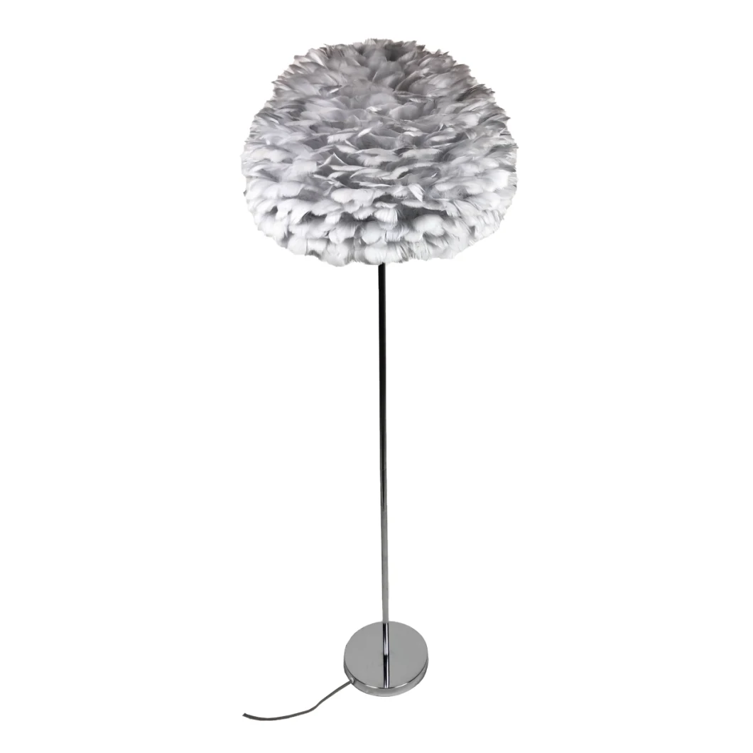 Nordic Floor Lamp Light Lexury Living Room Bedroom Hotel Simple Modern Adjustable Feather Floor Lamp