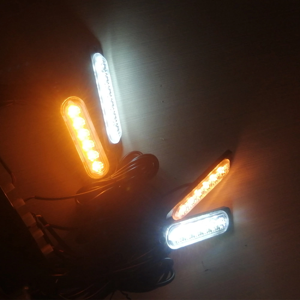 High Quality Controller Car Grille Surface Flash Strobe Lights Flash 6 LED Emergency Warning Deck Grille Car Side Marker Light Other Car Lights