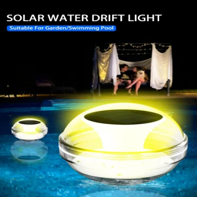 IP68 Wasserdichte Solar Wiederaufladbare Mini LED RGB Schwimmen Schwimmende Drahtlose Pool Ball Lichter Wasser Drift Landschaft Teich Licht