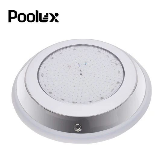 Poolux 2023 Neue IP68 RGB 12V 304 Edelstahl Unterwasser-Poollampe Harzgefüllte LED-Schwimmbeckenleuchten