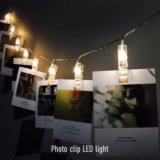 3 m 20 Lichter für Zuhause, Innenbereich, Weihnachten, warmweiß, mehrfarbig, Fotos, Clip, Geburtstag, Feiertage, LED-Lichterkette